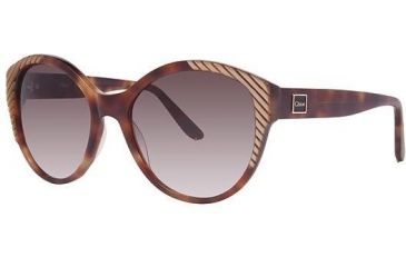 Image of Chloe CL2247 Sunglasses - Frame Tortoise, Lens Color Gradient Brown CL224702