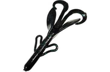 Image of Chompers Boss Hawg Creature Bait, 1, 6in, Black Emerald, BH608-62