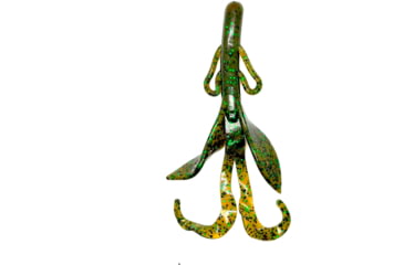 Image of Chompers Boss Hawg Creature Bait, 1, 6in, Green Pumpkin Green Flake, BH608-63