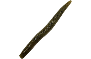 Image of Chompers Finess Rig Worm, 1, 4in, Green Pumpkin, FRW415-2