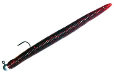 Image of Chompers Finess Rig Worm, 1, 4in, Plum Apple, FRW415-44