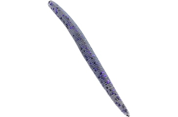 Image of Chompers Finess Rig Worm, 1, 4in, Smoke/Purple Flake, FRW415-16