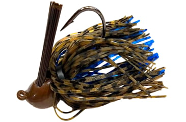 Image of Chompers Flipping Brush Jigs 1/2 oz - 2 Pack, OkeeChobee Craw, FFSBJ12-218