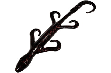 Image of Chompers Lizard Creature Bait, 1, 6in, Black/Red Flake, L6S9-13