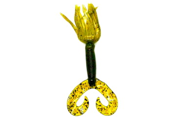 Image of Chompers Skirted Grub Double Tail Grub, 1, 5in, Watermelon/Red Flake, HG5D10-8