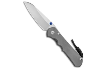Image of Chris Reeve Knives Large Inkosi Insingo Folding Knife, 3.750in, CPM MagnaCut, Sheepsfoot Blade, Titanium, Gray Handle, Gray/Gray, 8.375 inch, BHQ-70983