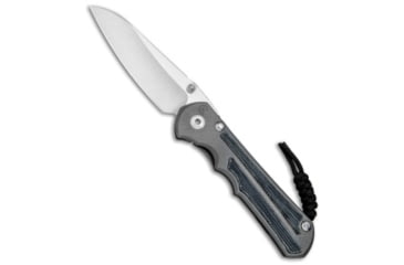 Image of Chris Reeve Knives Large Inkosi Insingo Folding Knife, 3.50in, CPM MagnaCut, Sheepsfoot Blade, Micarta, Titanium, Black/Gray Handle, Black/Gray/Gray, 8.25 inch, BHQ-70986