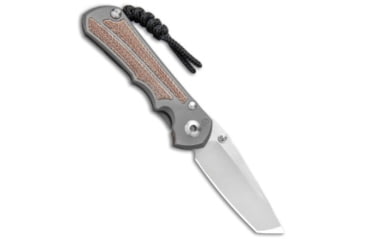 Image of Chris Reeve Knives Left-Hand Small Inkosi Folding Knife, 2.75in, CPM S35VN, Tanto Blade, Micarta, Tan Handle, Tan/Gray, 6.50 inch, BHQ-110658