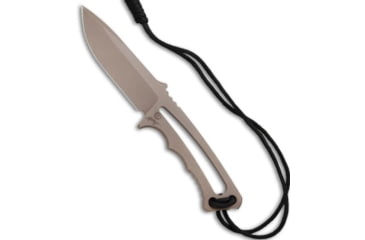 Image of Chris Reeve Knives Professional Soldier Fixed Blade Knife, 3.375in, CPM S35VN, Drop Point Blade, Stainless Steel, Brown/Tan Handle, Brown/Tan/Brown, 7.25 inch, BHQ-67724