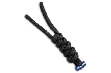 Image of Chris Reeve Knives Chris Reeve Knives Sebenza 21 Lanyard Black w/ Blue Pin, Black/Blue, adult, BHQ-67760