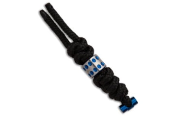 Image of Chris Reeve Knives Chris Reeve Knives Small Black Cord Tie Lanyard w/ Silver Bead, Black, adult, BHQ-89691