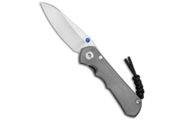 Image of Chris Reeve Knives Small Inkosi Insingo Folding Knife, 2.75in, CPM MagnaCut, Sheepsfoot Blade, Titanium, Gray Handle, Gray/Gray, 6.50 inch, BHQ-70984