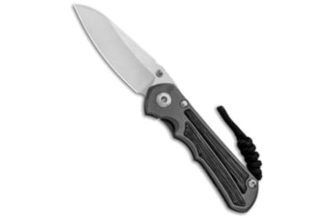 Image of Chris Reeve Knives Small Inkosi Insingo Folding Knife, 2.75in, CPM S35VN, Sheepsfoot Blade, Micarta, Black/Gray Handle, Black/Gray/Gray, 6.50 inch, BHQ-70985