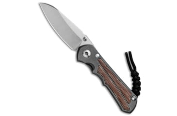 Image of Chris Reeve Knives Small Inkosi Insingo Folding Knife, 2.75in, CPM MagnaCut, Sheepsfoot Blade, Micarta, Brown/Gray Handle, Brown/Gray/Gray, 6.50 inch, BHQ-70988