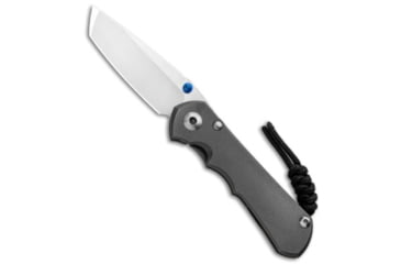 Image of Chris Reeve Knives Small Inkosi Folding Knife, 2.75in, CPM S35VN, Tanto Blade, Titanium, Gray Handle, Gray/Gray, 6.50 inch, BHQ-91652