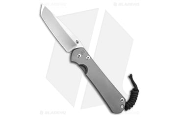 Image of Chris Reeve Knives Small Sebenza 31 Folding Knife, 2.94in, CPM S35VN, Tanto Blade, Titanium, Gray Handle, BB Ti, Gray/Gray, 6.875 inch, BHQ-139546