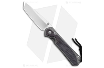 Image of Chris Reeve Knives Small Sebenza 31 Folding Knife, 2.94in, CPM MagnaCut, Tanto Blade, Titanium, Micarta, Black/Gray Handle, Natural Canvas, Black/Gray/Gray, 6.875 inch, BHQ-146032