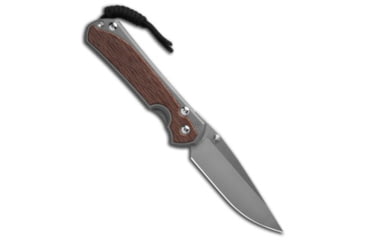 Image of Chris Reeve Knives Large Sebenza 31 Folding Knife, 3.63in, CPM MagnaCut, Drop Point Blade, Titanium, Micarta, Brown/Gray Handle, GB Ti, Brown/Gray/Gray, 8.34 inch, BHQ-140842