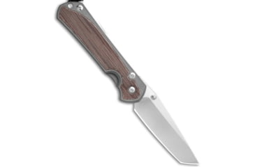 Image of Chris Reeve Knives Chris Reeve Large Sebenza 31 LH Ti/Natural Canvas Micarta Tanto 3.625 SW, Brown/Gray, CPM MagnaCut, adult, BHQ-146107