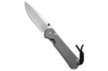 Image of Chris Reeve Knives Large Sebenza 31 Folding Knife, 3.63in, CPM MagnaCut, Drop Point Blade, Titanium, Gray Handle, Glass Blasted Titanium, Gray/Gray, 8.34 inch, BHQ-140512