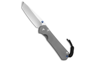 Image of Chris Reeve Knives Chris Reeve Large Sebenza 31 Plain Tanto Titanium 3.625 Stonewash, Gray, CPM MagnaCut, adult, BHQ-146073