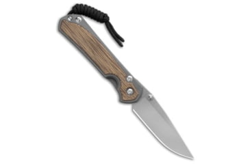 Image of Chris Reeve Knives Chris Reeve Left Hand Small Sebenza 31 Knife Natural Micarta 2.94" Stonewash, Brown, CPM MagnaCut, adult, BHQ-229380