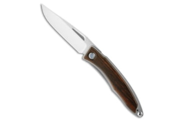 Image of Chris Reeve Knives Mnandi Cocobolo Folding Knife, 2.75in, CPM S35VN, Clip Point Blade, Cocobolo, Wood Handle, Wood/Gray, 6.375 inch, BHQ-3761
