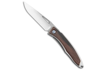Image of Chris Reeve Knives Mnandi Folding Knife, 2.75in, CPM S45VN, Clip Point Blade, Wood, Wood Handle, Wood/Gray, 6.375 inch, BHQ-13195