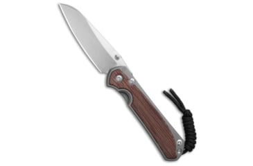 Image of Chris Reeve Knives Small Sebenza 31 Folding Knife, 3.00in, CPM MagnaCut, Sheepsfoot Blade, Micarta, Titanium, Brown/Gray Handle, Inlay Canvas Natural Insingo, Brown/Gray/Gray, 6.96 inch, BHQ-146041