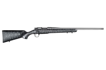 Image of Christensen Arms Mesa TB Bolt Action Rifle, 6.5mm Creedmoor, 22in Threaded Barrel, 1-8, Synthetic Black With Gray Webbing Stock, Cerakote Tungsten, CA10280H13211-FRRMPG