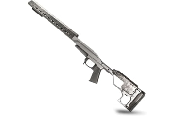 Image of Christensen Arms Modern Precision Rifle Chassis, 17 in, Remington 700, Short Action, Tungsten Cerakote, 810-00001-22
