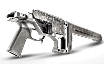 Image of Christensen Arms Modern Precision Rifle Chassis, 17 in, Remington 700, Short Action, Tungsten Cerakote, 810-00001-22