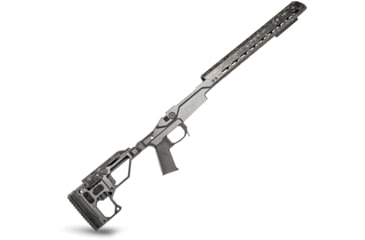 Image of Christensen Arms Modern Precision Rifle Chassis, 17 in, Remington 700, Short Action, Tungsten Cerakote, 810-00001-22
