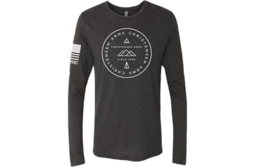 Image of Christensen Arms Mountains Long Sleeve Shirt - Men's, Small, Charcoal Black, 720-00092-00