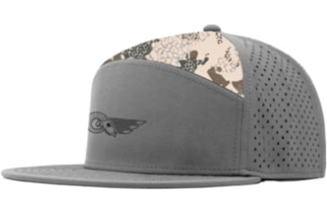 Image of Christensen Arms Ram Skull Horizontal Camo Performance Trucker - Mens, Ash Gray/Desert, OSFM, 730-CAH09-00-02-102-00