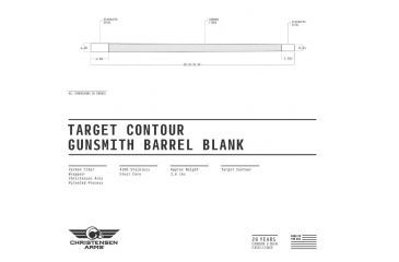 Image of Christensen Arms Rem 700 Gunsmith Rifle Barrel,Blank CA10383-26-09-284CAL