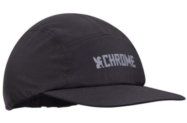 Image of Chrome Industries 5 Panel Hat DE70559E, Black, AC-210-BK-NA-NA
