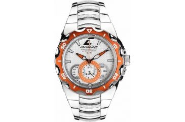 Image of Chronotech Active 7922 Men's Watch - Stainless Steel Band, Orange/White Face Ct.7922am/36m