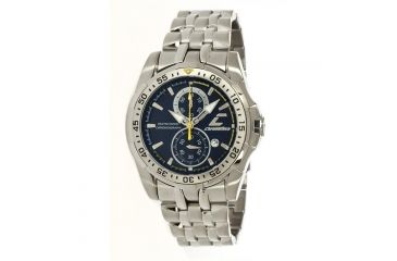 Image of Chronotech Active 7109  Watch - Stainless Steel Band, Blue Face Ct.7109m/03m