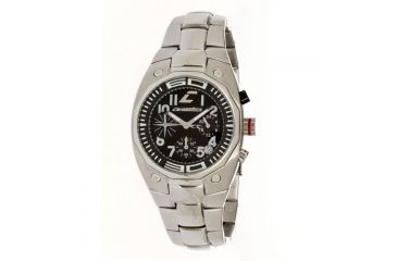 Image of Chronotech Active Boy 7085  Watch - Chrome Band, Black Face Ct.7085m/02m