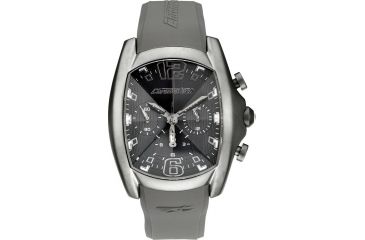 Image of Chronotech First Eclipse 7106  Watch - Light Gray Band, Silver/Black Face Ct.7106am/35p