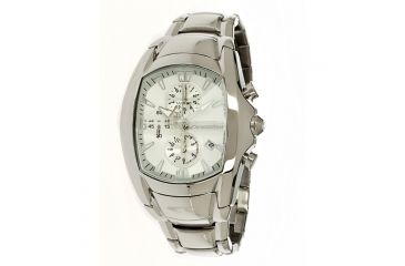 Image of Chronotech Prisma First 7106  Watch - Silver Band, White Face Ct.7106m/09m