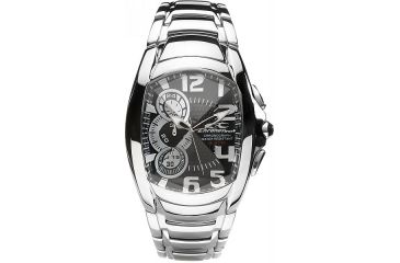 Image of Chronotech Reloaded 7024  Watch - Silver Band, Black Face Ct.7024am/32m