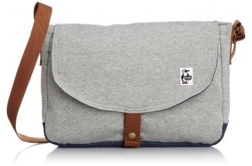 Image of Chums School Shoulder Sweat Canvas-Heather Grey/Navy