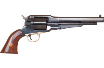 Image of Cimarron Arms 1858 New Model Army Revolver, .38 Special, 7.5in Barrel, Fixed, Case Colored/Hardened Frame, Wood Grip, 6 Round Cylinder, CA1010
