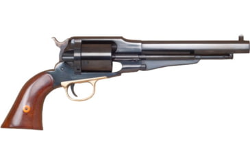 Image of Cimarron Arms 1858 New Model Army Revolver, .45 Long Colt, 8in Barrel, Fixed, Blued Frame, Wood Grip, 6 Round Cylinder, CA1000