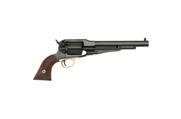 Image of Cimarron Arms 1858 New Model Army Revolver, .45 Long Colt, 8in Barrel, Fixed, Blued Frame, Wood Grip, 6 Round Cylinder, CA1000