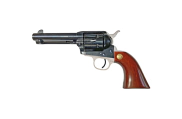 Image of Cimarron Arms Pistoleer Revolver, .45 Long Colt, 4.75in Barrel, Pre-War, Fixed, Nickel Frame, Wood Grip, 6 Round Cylinder, MP410B1401