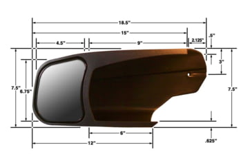 Image of CIPA USA Custom Towing Mirror Set For Chevy/Gmc 14 18, 10950