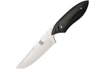 Image of Citadel Midnight Fixed Blade Folding Knife,4.25in,DNH7 Steel,Black,Buffalo Horn Handle CD4216